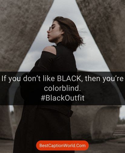 man in black caption for instagram|100+ Instagram Captions for All Black Outfits + Free AI Caption .